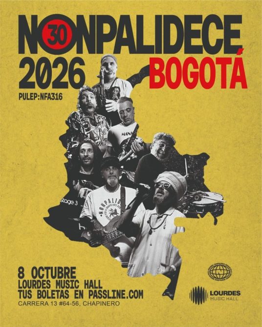 Nonpalidece en Lourdes Music Hall en Bogotá