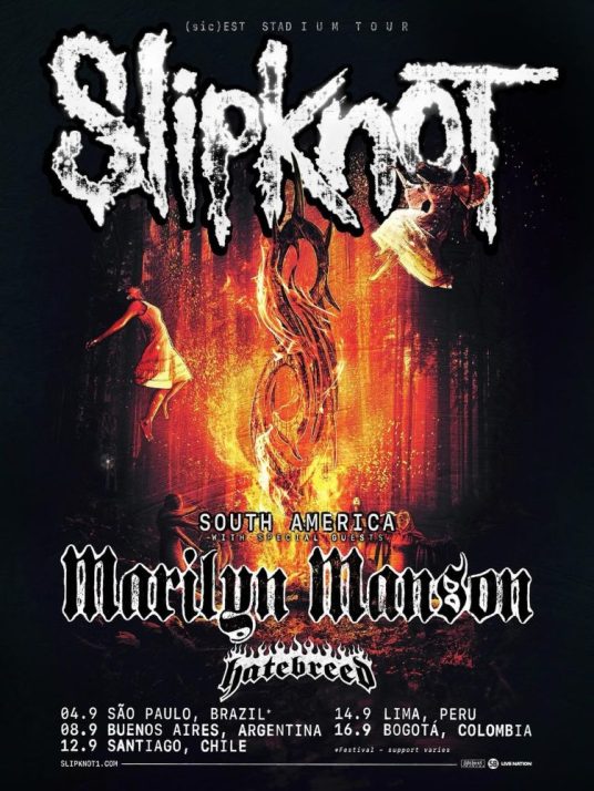 Slipknot y Marilyn Manson en Bogotá